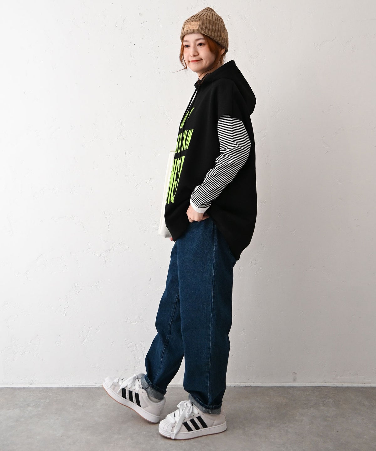 IN THE MARKET｜ビッグロゴスウェットベスト [[200162]][C]