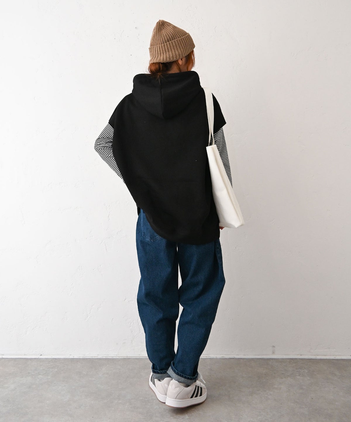 IN THE MARKET｜ビッグロゴスウェットベスト [[200162]][C]