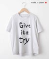  No18｜”Give ita try” プリントTee [[CE1CT250302-2]][C]
