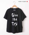  No18｜”Give ita try” プリントTee [[CE1CT250302-2]][C]