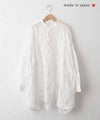 No18｜コットンオーガンジーリップルシャツチュニック [[CE1TN260107D]][C]