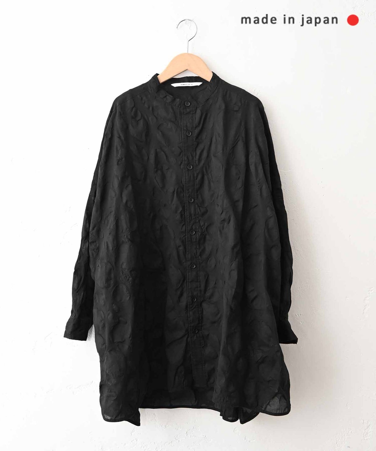 No18｜コットンオーガンジーリップルシャツチュニック [[CE1TN260107D]][C]