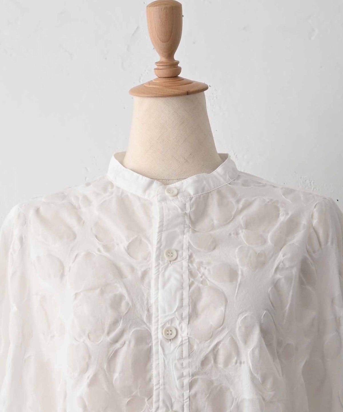 No18｜コットンオーガンジーリップルシャツチュニック [[CE1TN260107D]][C]