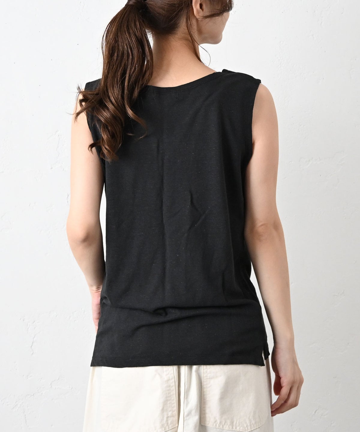 hagumu｜麻カットタンク [[C-766]][C]