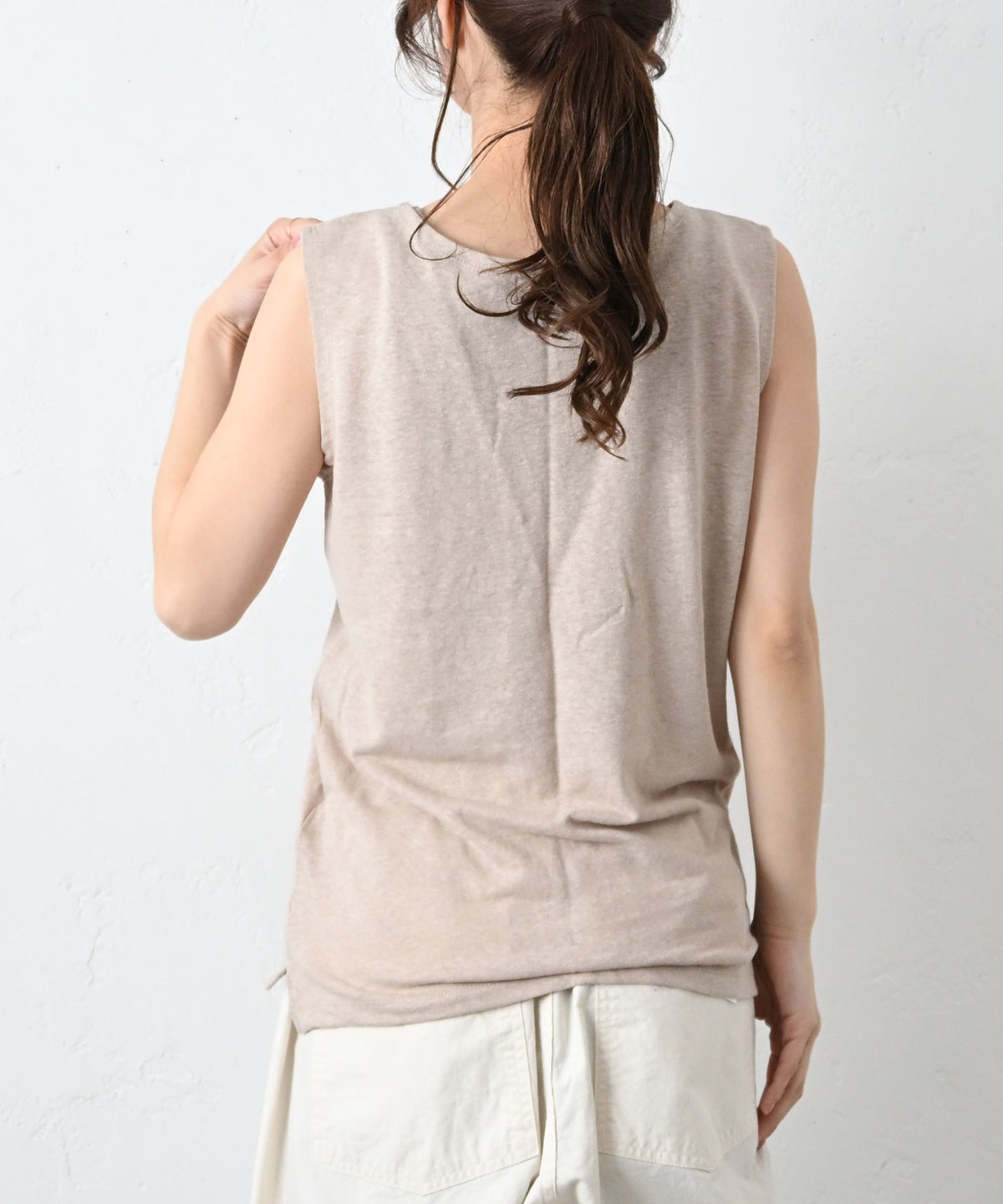 hagumu｜麻カットタンク [[C-766]][C]