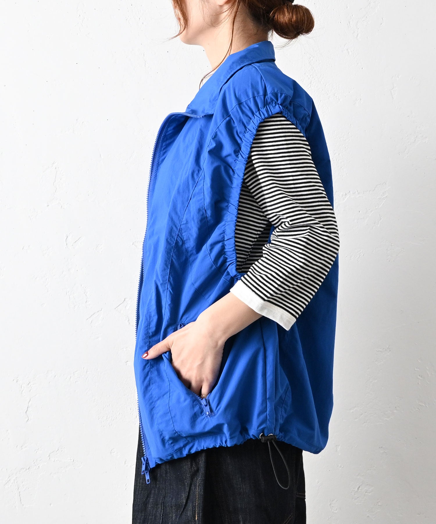 IN THE MARKET｜ナイロンWジップベスト [[C-2557]][C] | ma28 ONLINE STORE