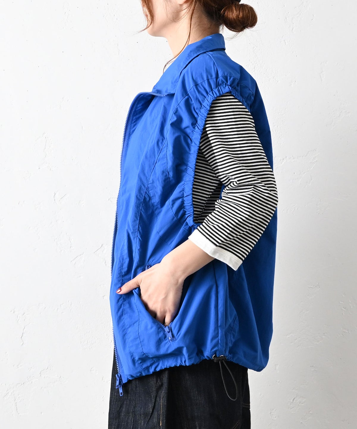 IN THE MARKET｜ナイロンWジップベスト [[C-2557]][C]