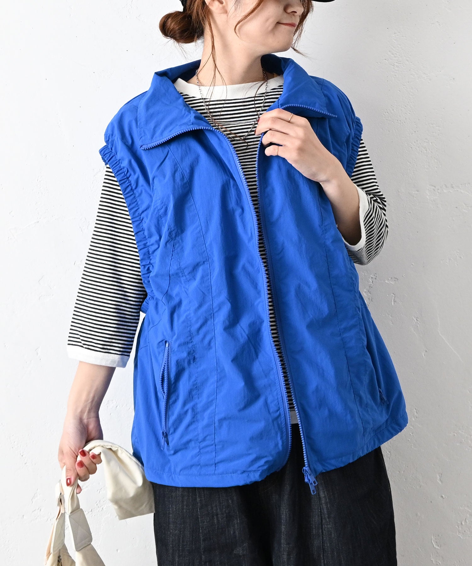 IN THE MARKET｜ナイロンWジップベスト [[C-2557]][C] | ma28 ONLINE STORE