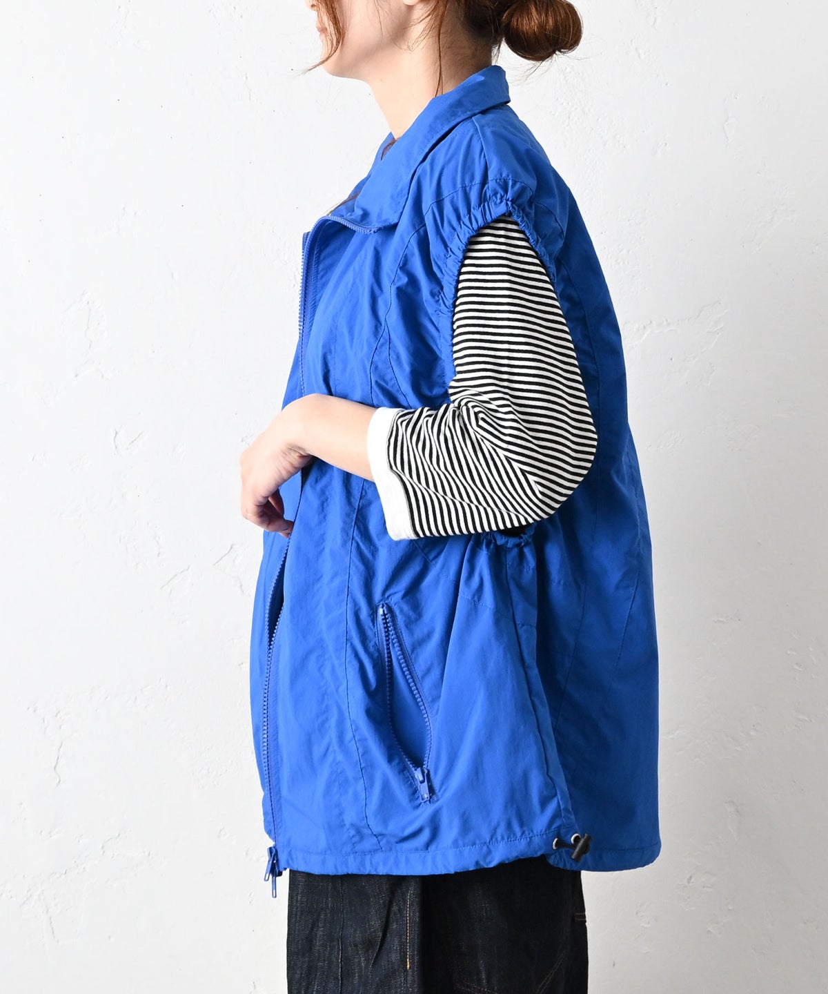 IN THE MARKET｜ナイロンWジップベスト [[C-2557]][C]