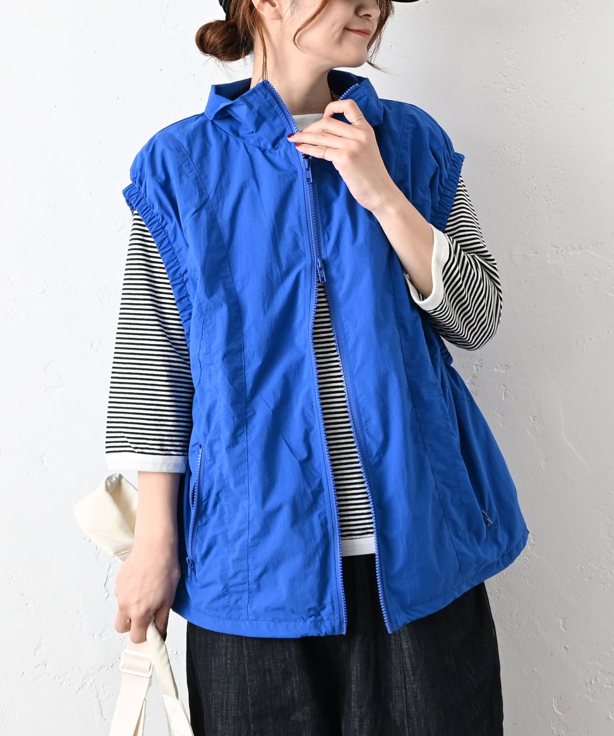 IN THE MARKET｜ナイロンWジップベスト [[C-2557]][C]