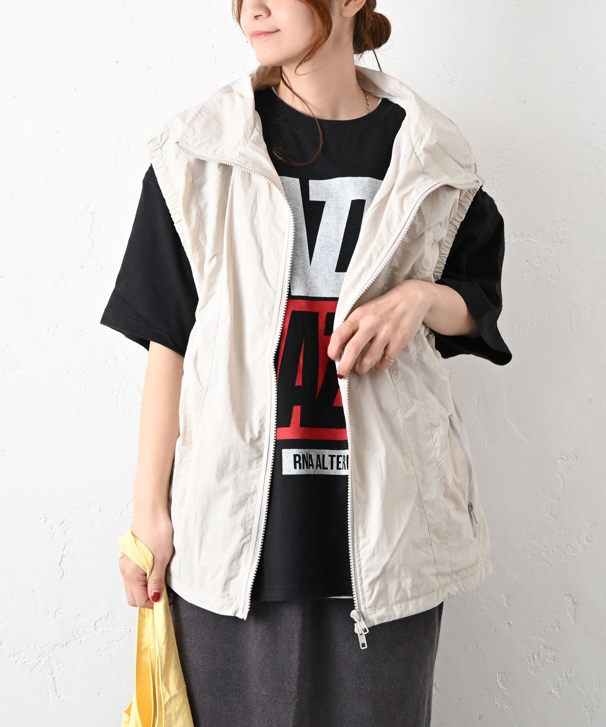 IN THE MARKET｜ナイロンWジップベスト [[C-2557]][C]