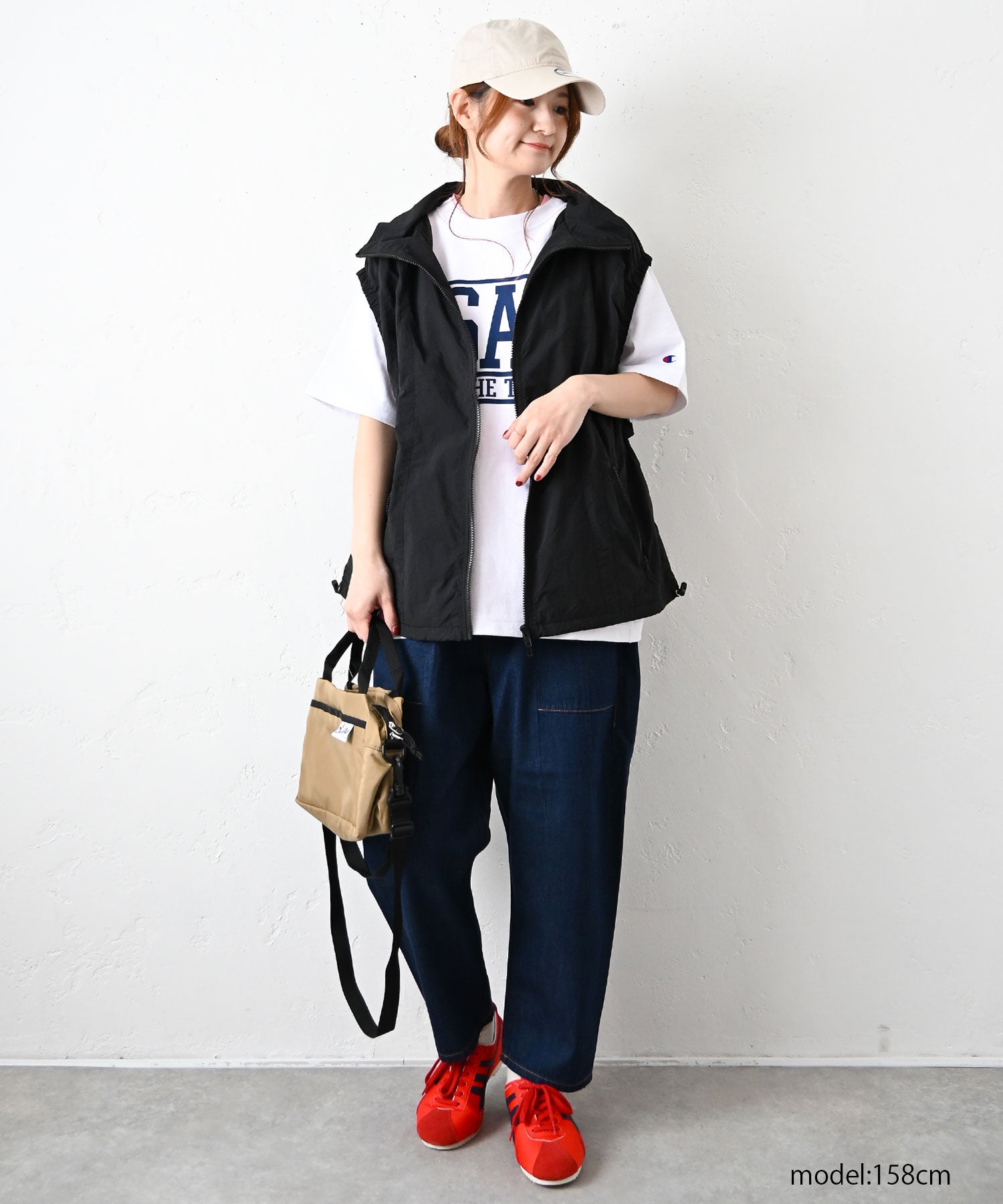 IN THE MARKET｜ナイロンWジップベスト [[C-2557]][C] | ma28 ONLINE STORE