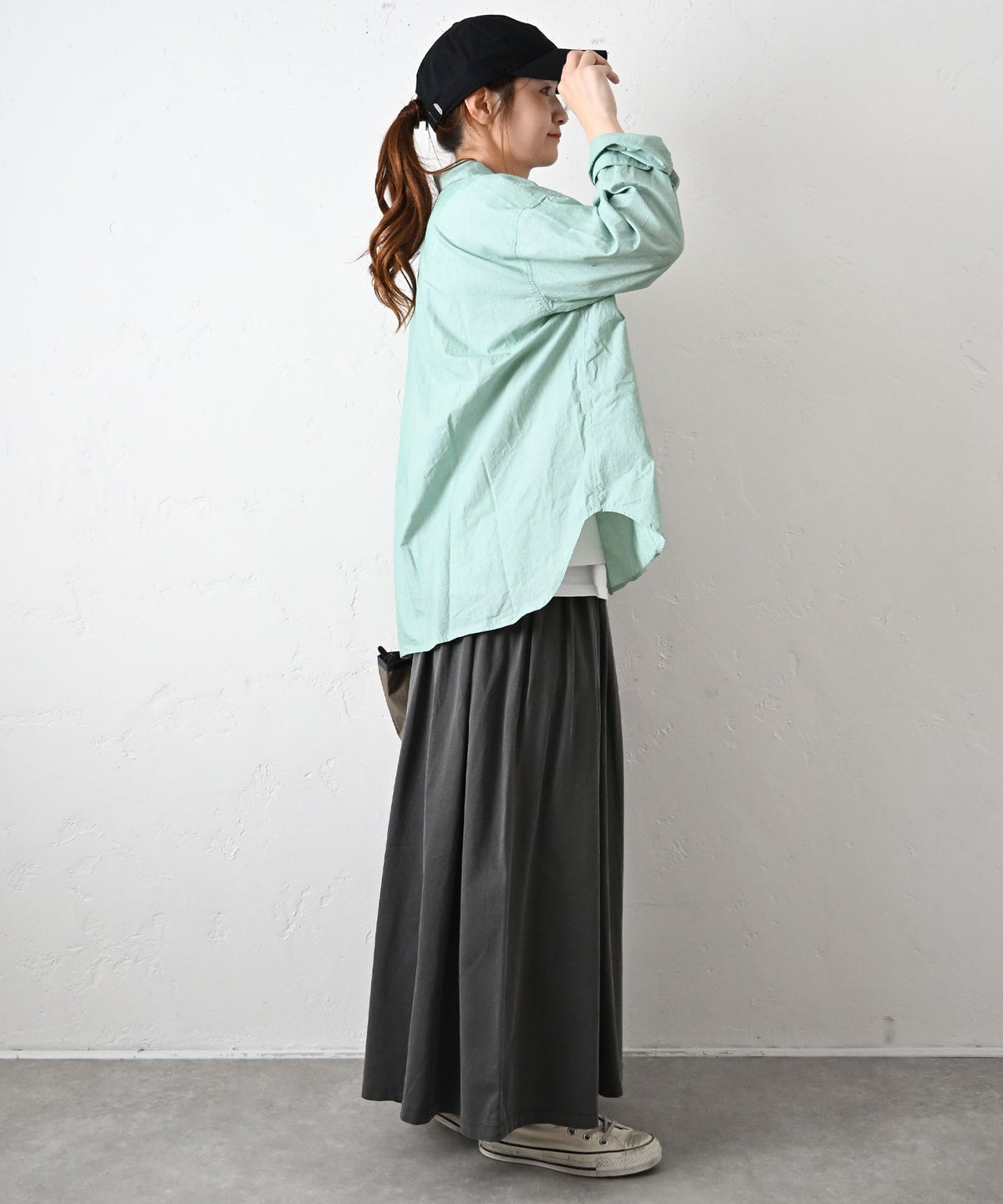 her.｜コットンストライプステッチシャツ [[CE3SH260303]][C]