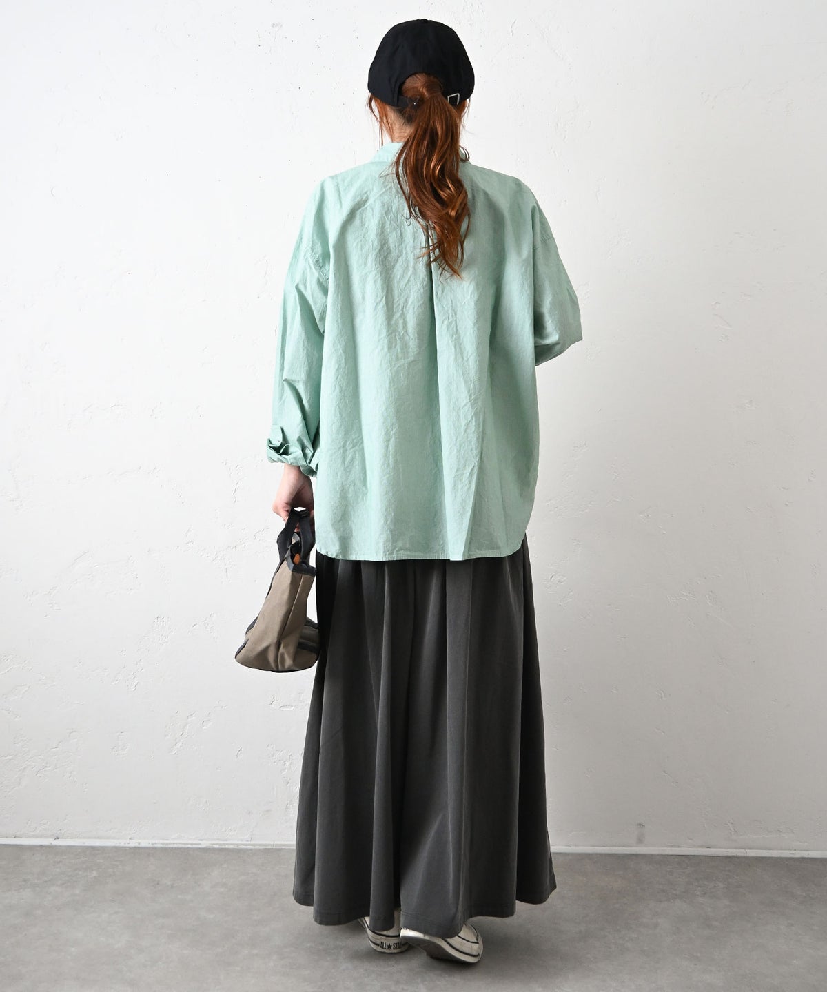 her.｜コットンストライプステッチシャツ [[CE3SH260303]][C]