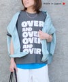 her.｜PIGMENT DYED OVER AND OVER Tee(ピグメント染めロゴTee) [[MTAH601-0407]][C]