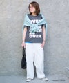 her.｜PIGMENT DYED OVER AND OVER Tee(ピグメント染めロゴTee) [[MTAH601-0407]][C]