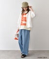 her.｜PIGMENT DYED OVER AND OVER Tee(ピグメント染めロゴTee) [[MTAH601-0407]][C]