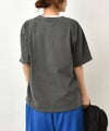her.｜PIGMENT DYED OVER AND OVER Tee(ピグメント染めロゴTee) [[MTAH601-0407]][C]
