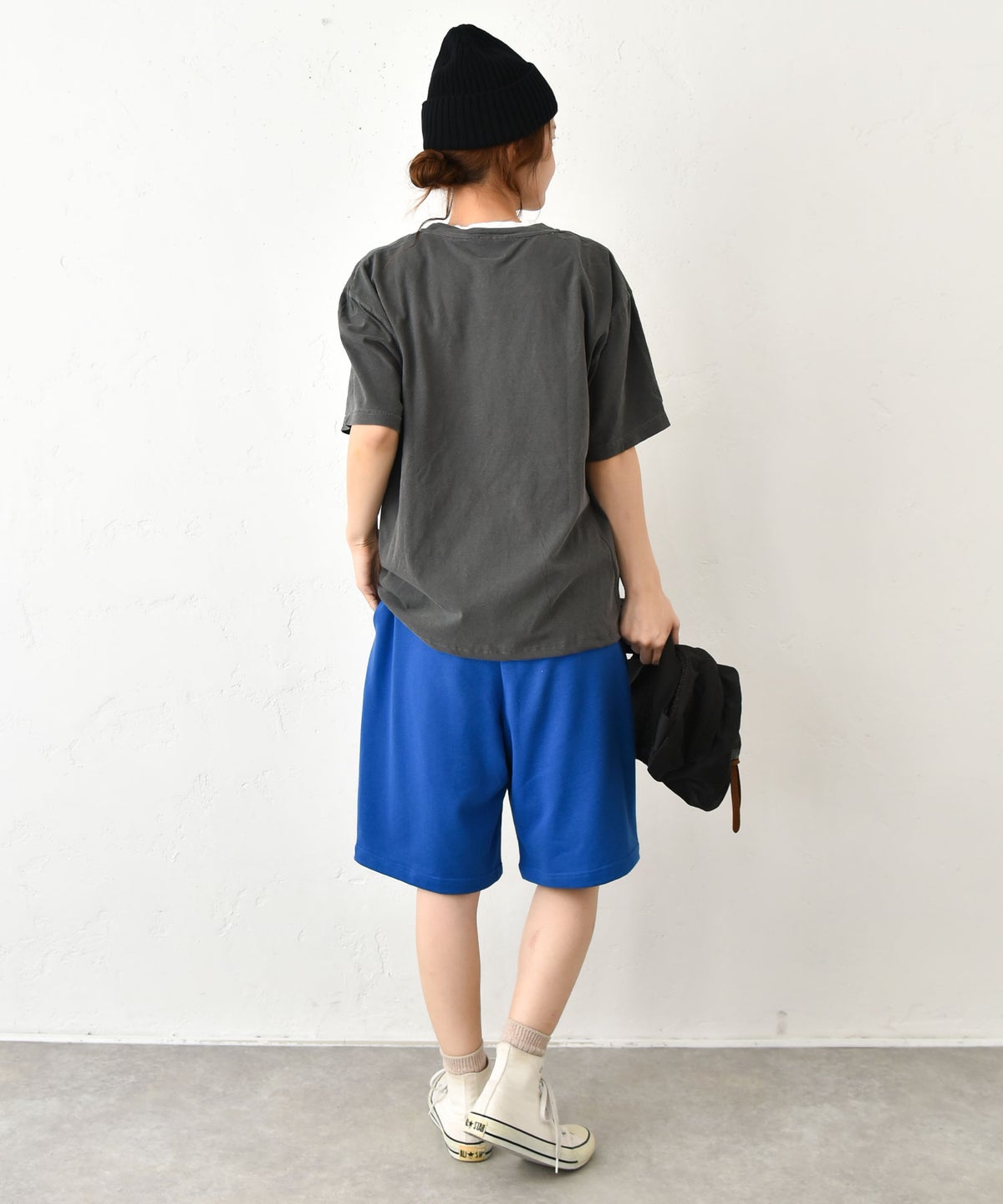 her.｜PIGMENT DYED OVER AND OVER Tee(ピグメント染めロゴTee) [[MTAH601-0407]][C]
