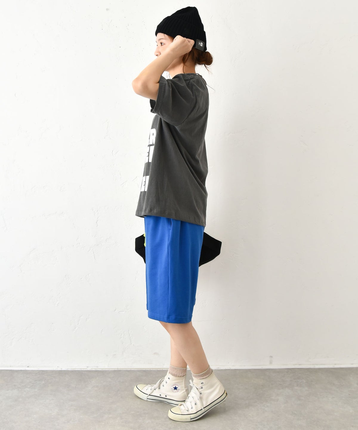 her.｜PIGMENT DYED OVER AND OVER Tee(ピグメント染めロゴTee) [[MTAH601-0407]][C]