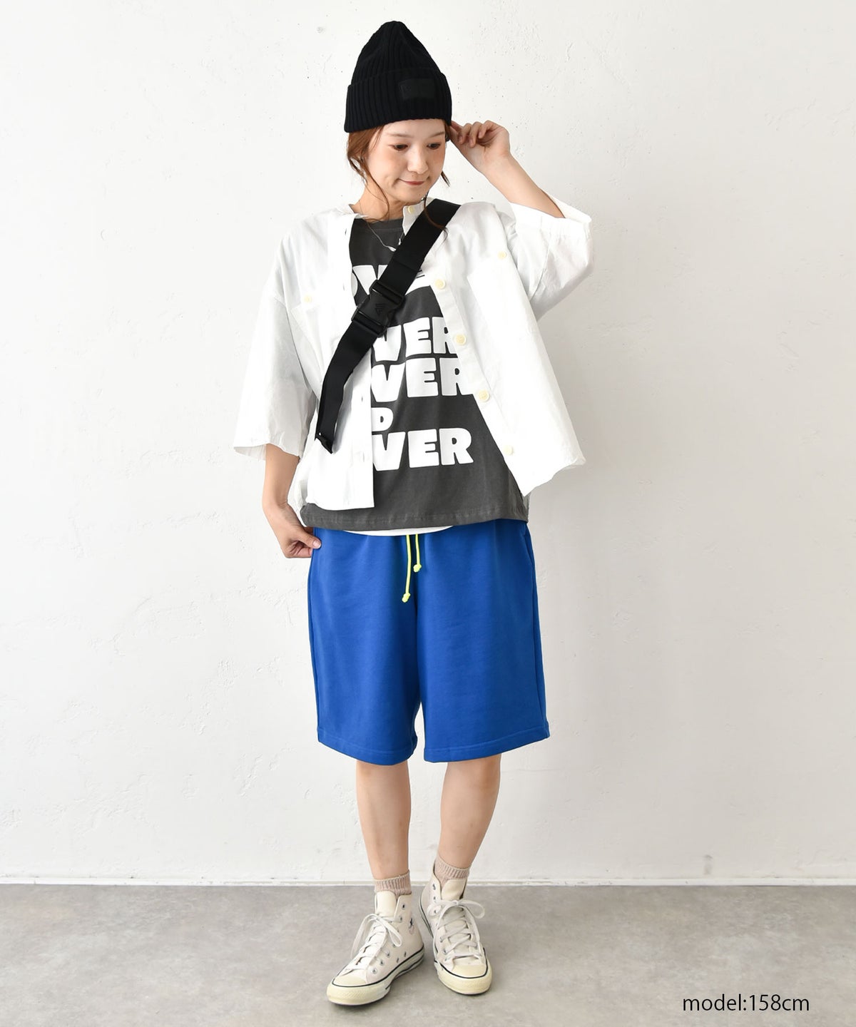 her.｜PIGMENT DYED OVER AND OVER Tee(ピグメント染めロゴTee) [[MTAH601-0407]][C]