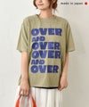 her.｜PIGMENT DYED OVER AND OVER Tee(ピグメント染めロゴTee) [[MTAH601-0407]][C]