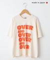 her.｜PIGMENT DYED OVER AND OVER Tee(ピグメント染めロゴTee) [[MTAH601-0407]][C]