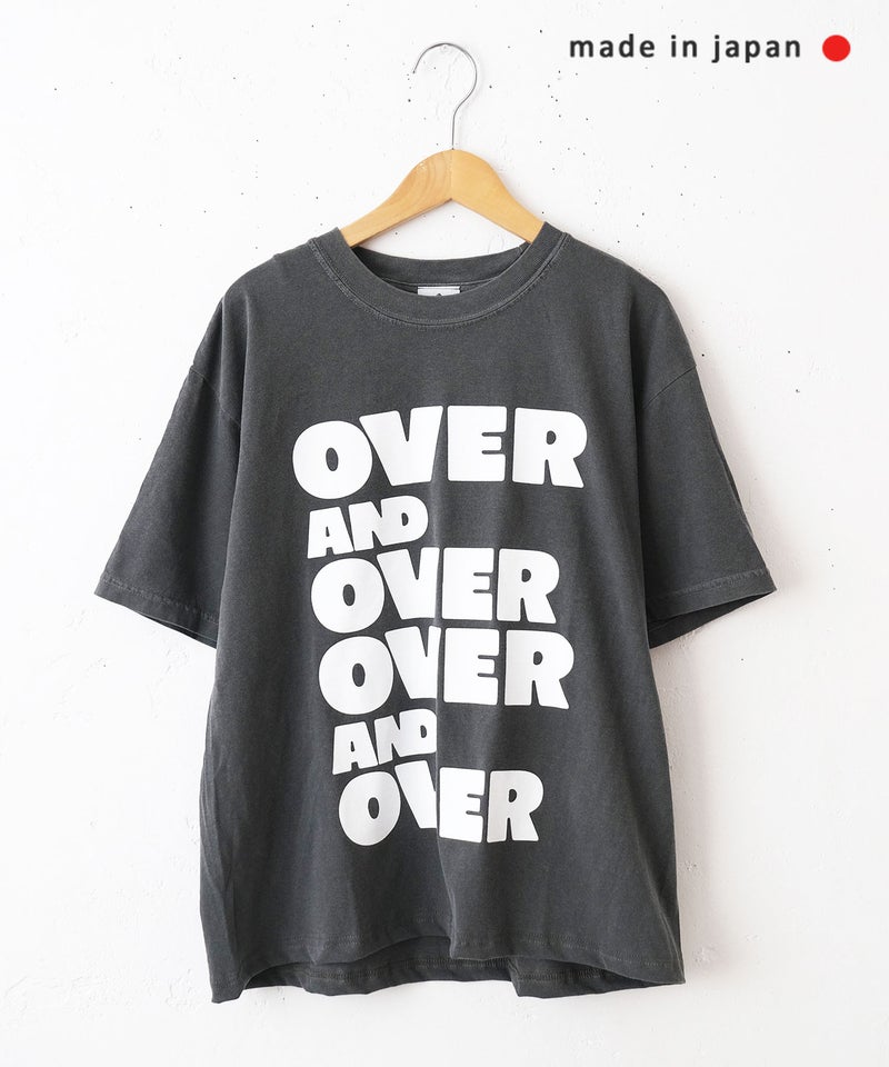 her.｜PIGMENT DYED OVER AND OVER Tee(ピグメント染めロゴTee) [[MTAH601-0407]][C]