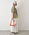 her.｜PIGMENT DYED OVER AND OVER Tee(ピグメント染めロゴTee) [[MTAH601-0407]][C]