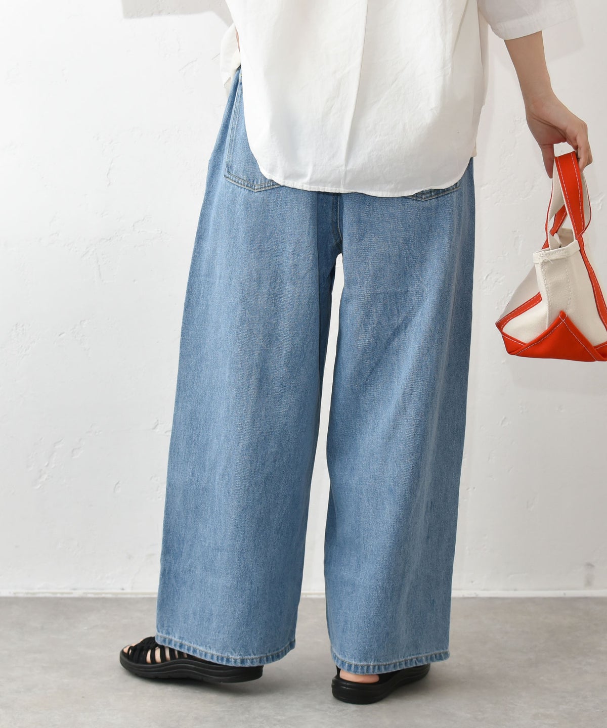 Our.｜DENIM WIDE PANTS [[MTAH601-0414]][C]