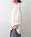 her.｜コットンリネンバンドカラーシャツ [[CE3SH260405]][C]