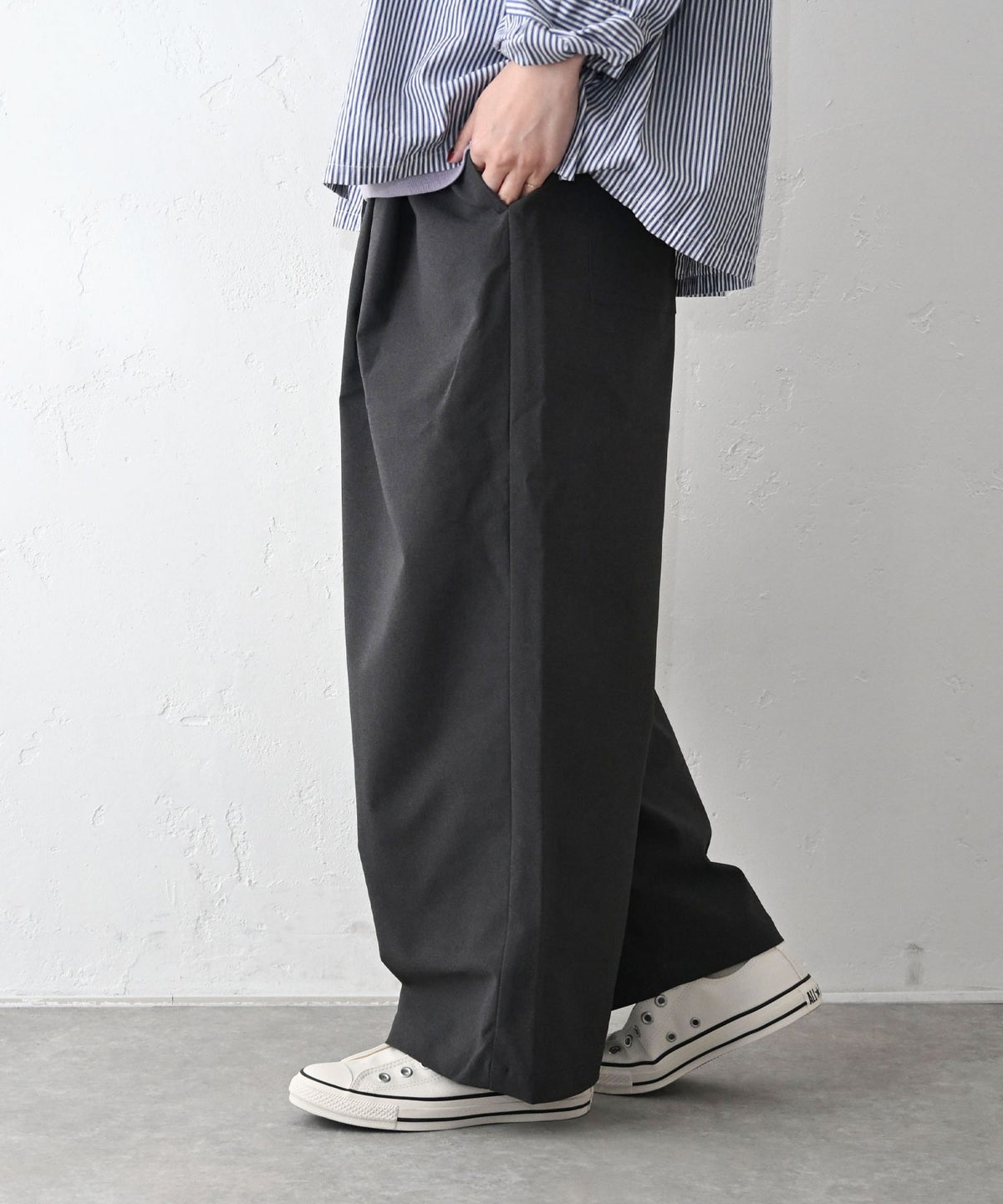 her.｜ストレッチ入りイージータックパンツ [[CE3PT250804C]][C]