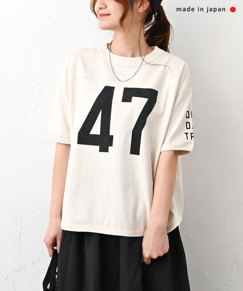 and quarter｜ヨーク切替えプリントプルオーバー [[MA-521017]][C]