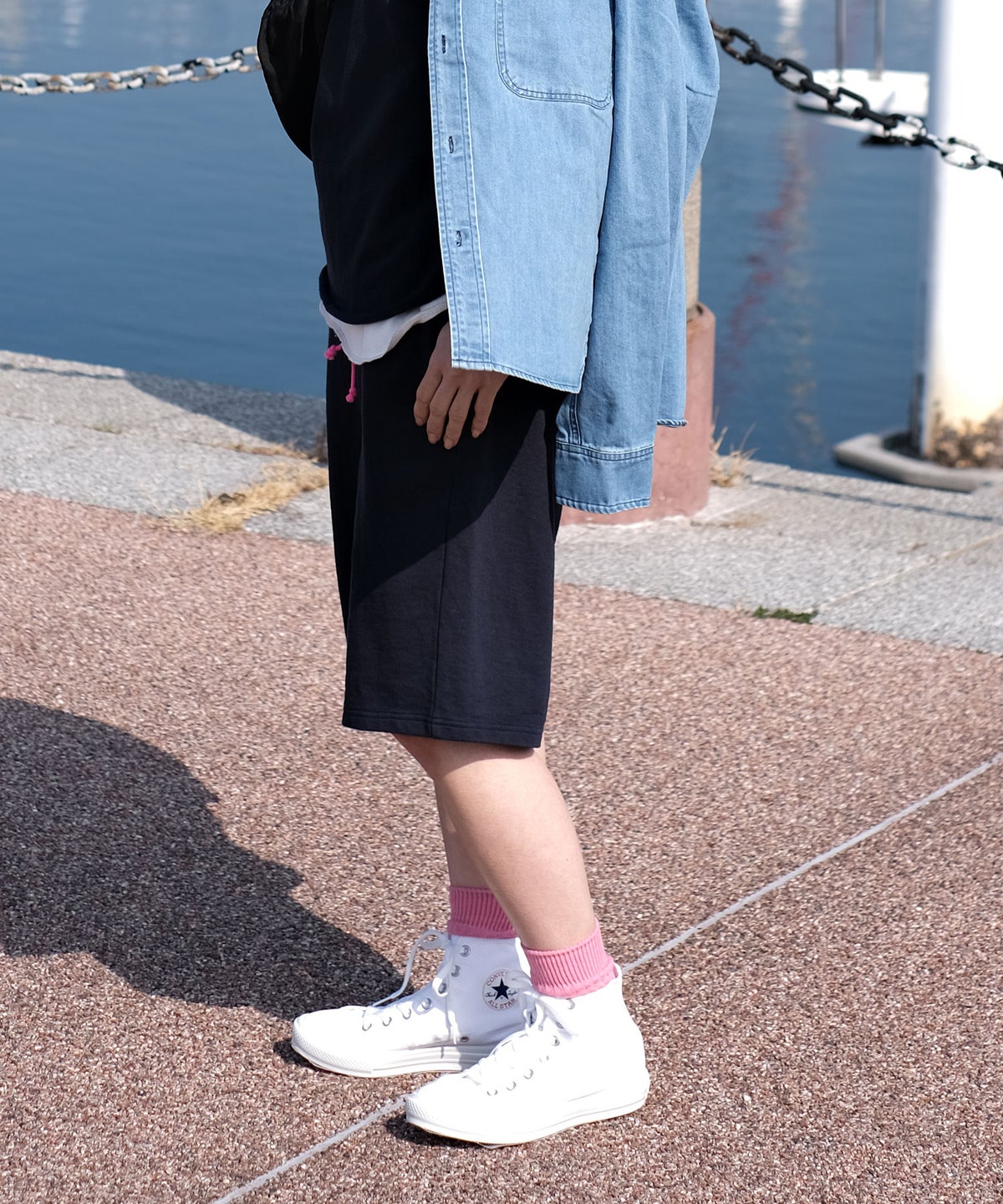  her.｜ミニ裏毛ショートパンツ (パック入り) [[131361PK]][C]