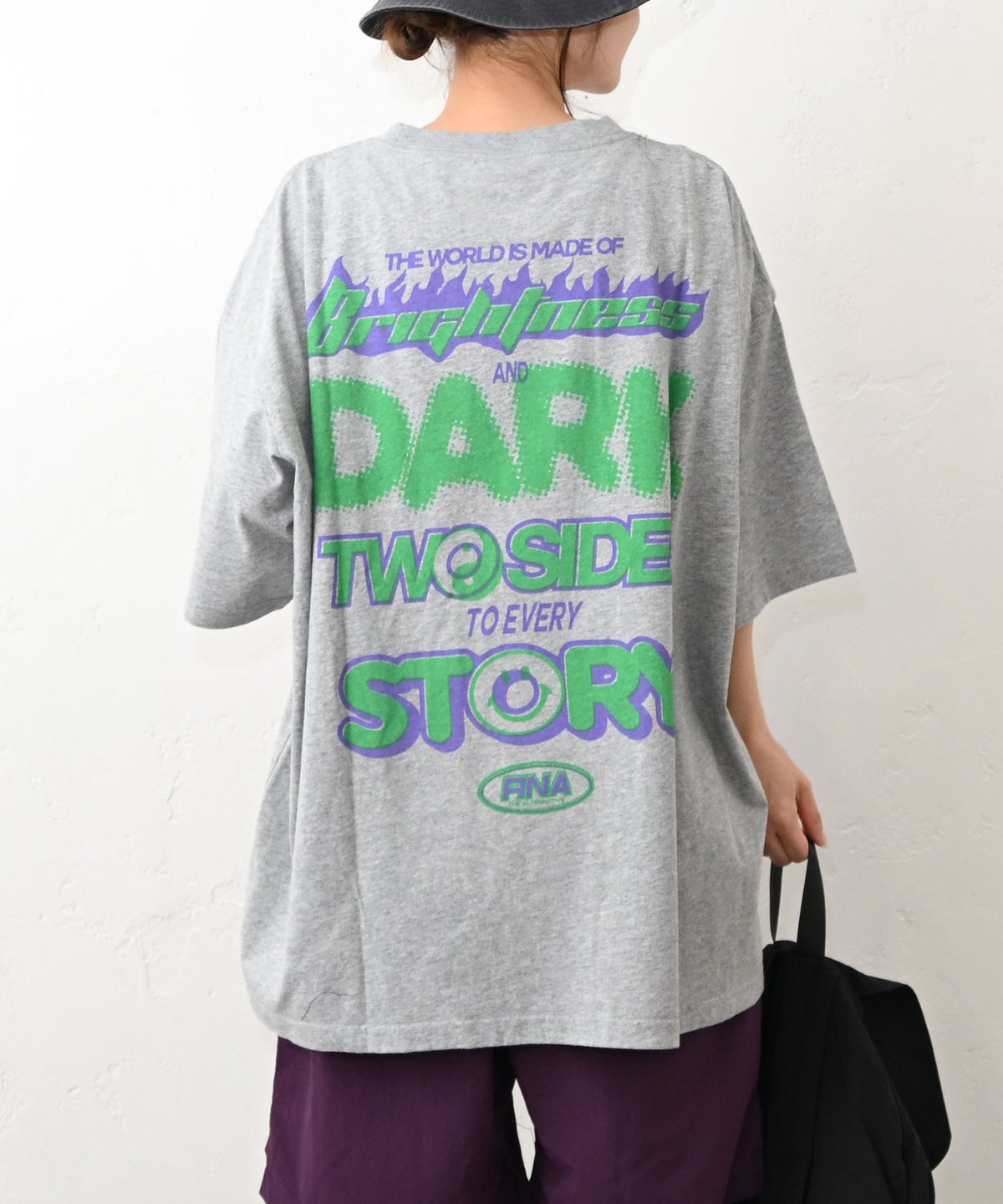 RNA｜OVERLAP SKATER BIG Tee(プリントオーバーTee) [[M2686]][C]