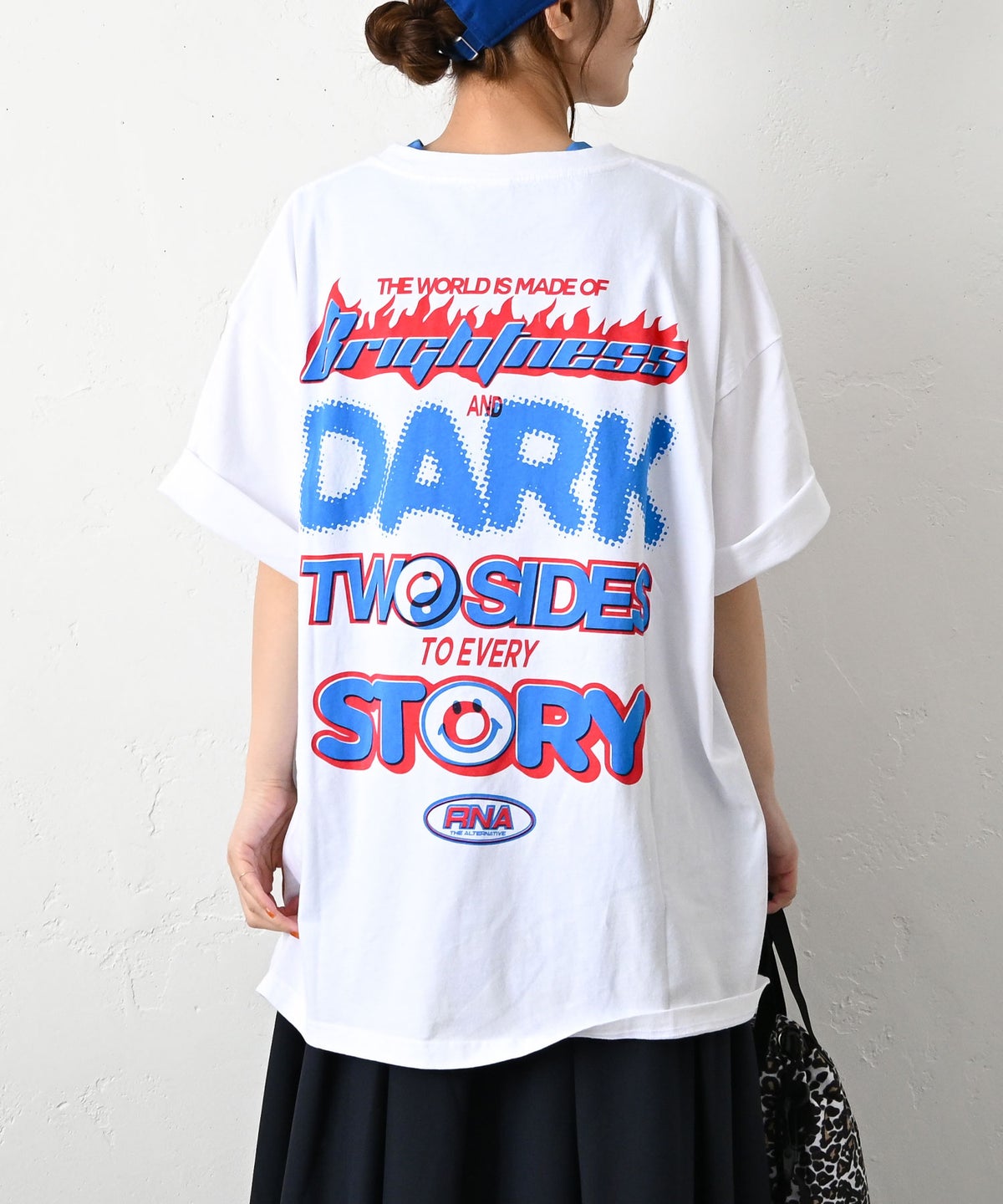 RNA｜OVERLAP SKATER BIG Tee(プリントオーバーTee) [[M2686]][C]