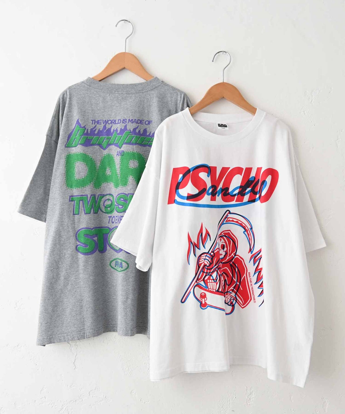 RNA｜OVERLAP SKATER BIG Tee(プリントオーバーTee) [[M2686]][C]