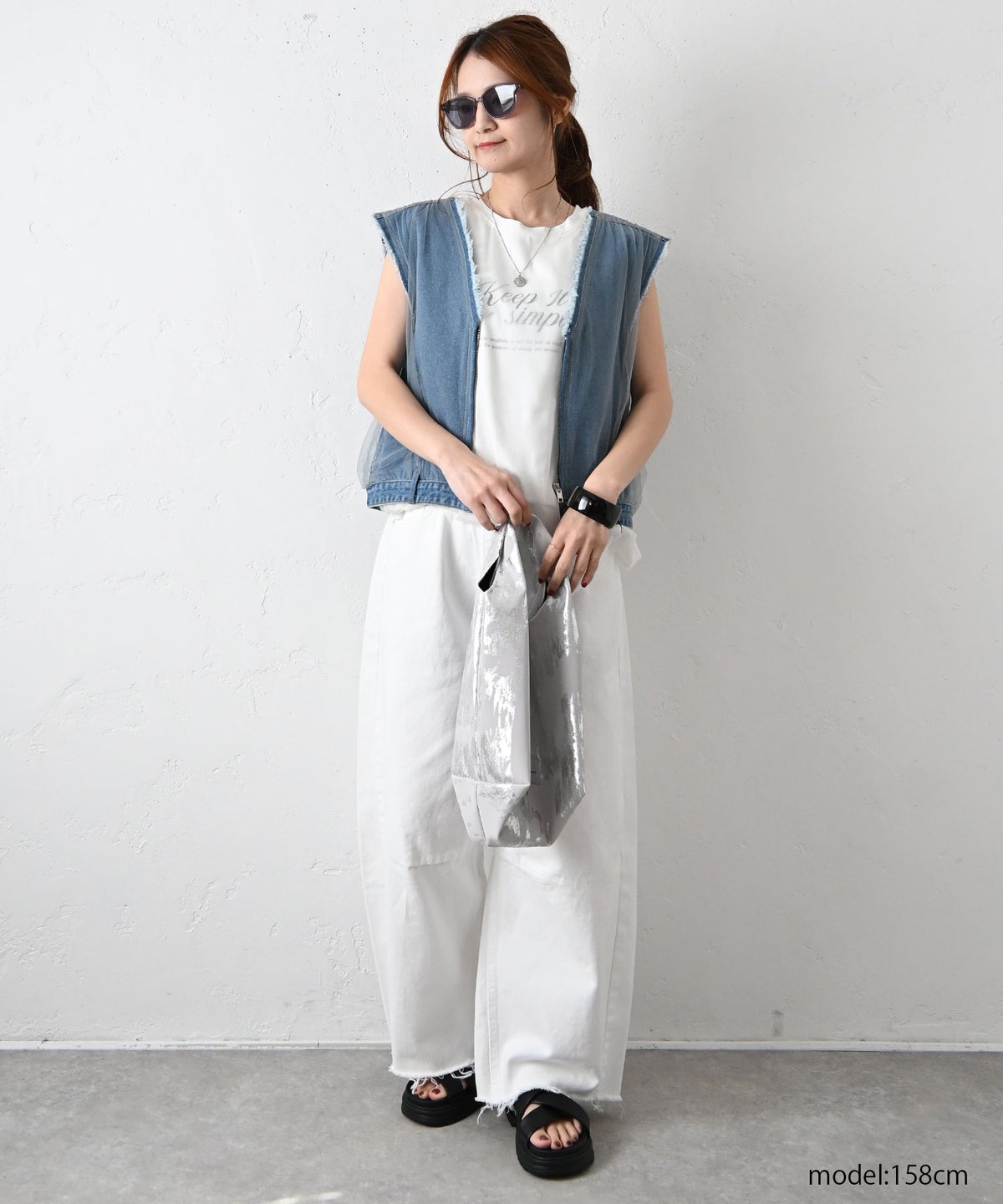 HUMS｜カットオフワイドカーブパンツ [[C-5145]][C]