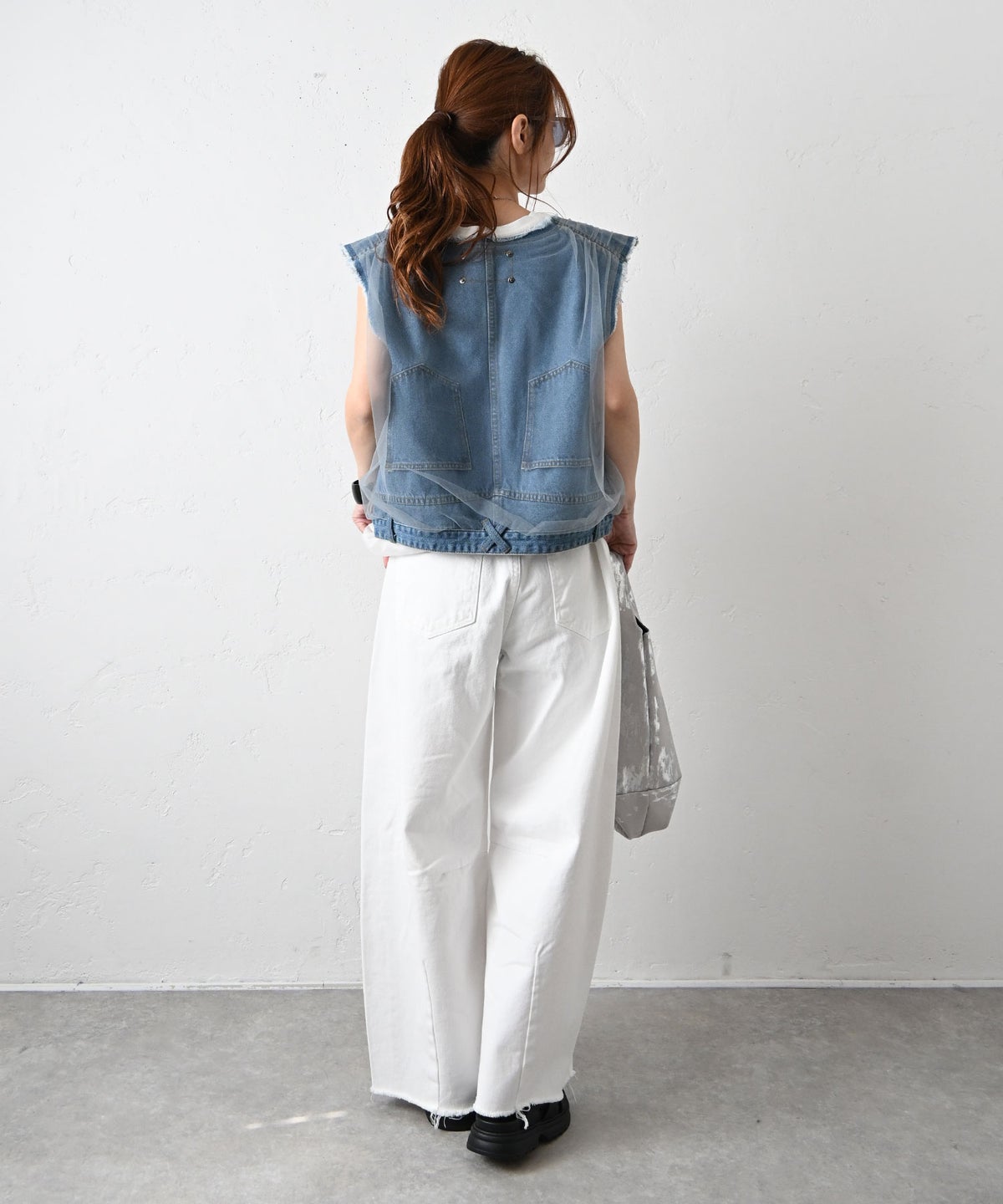 HUMS｜カットオフワイドカーブパンツ [[C-5145]][C]