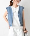MICALLE MICALLE｜チュールドッキングデニムベスト [[MMB122VEA]][C]