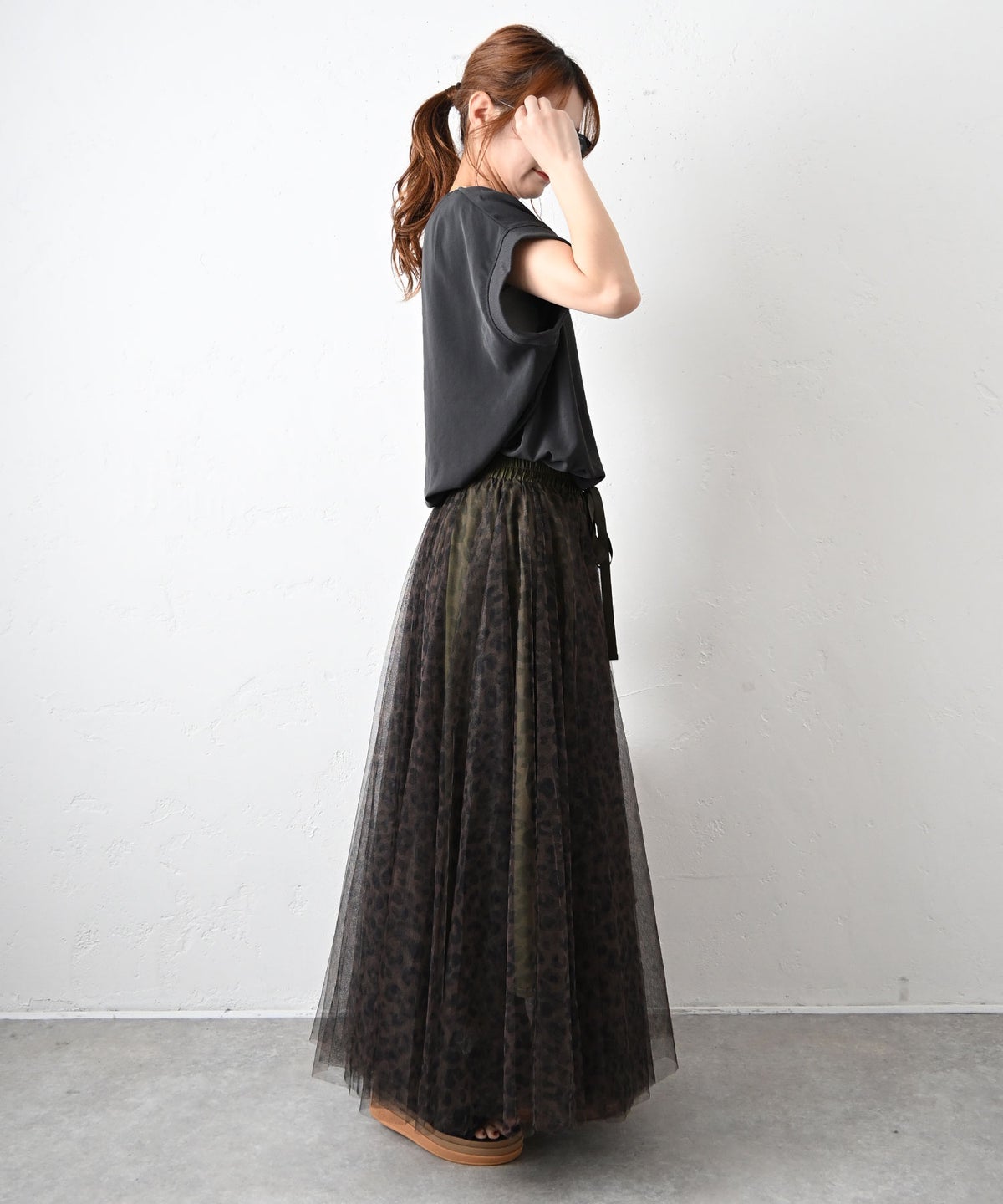 MICALLE MICALLE｜チュールドッキングデニムベスト [[MMB122VEA]][C]