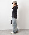 and quarter｜裾スリット入りロゴTee [[131373F]][C]