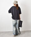 and quarter｜裾スリット入りロゴTee [[131373F]][C]