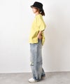 and quarter｜裾スリット入りロゴTee [[131373F]][C]