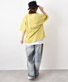 and quarter｜裾スリット入りロゴTee [[131373F]][C]