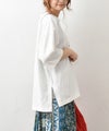 and quarter｜裾スリット入りロゴTee [[131373F]][C]