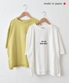 and quarter｜裾スリット入りロゴTee [[131373F]][C]