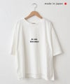and quarter｜裾スリット入りロゴTee [[131373F]][C]