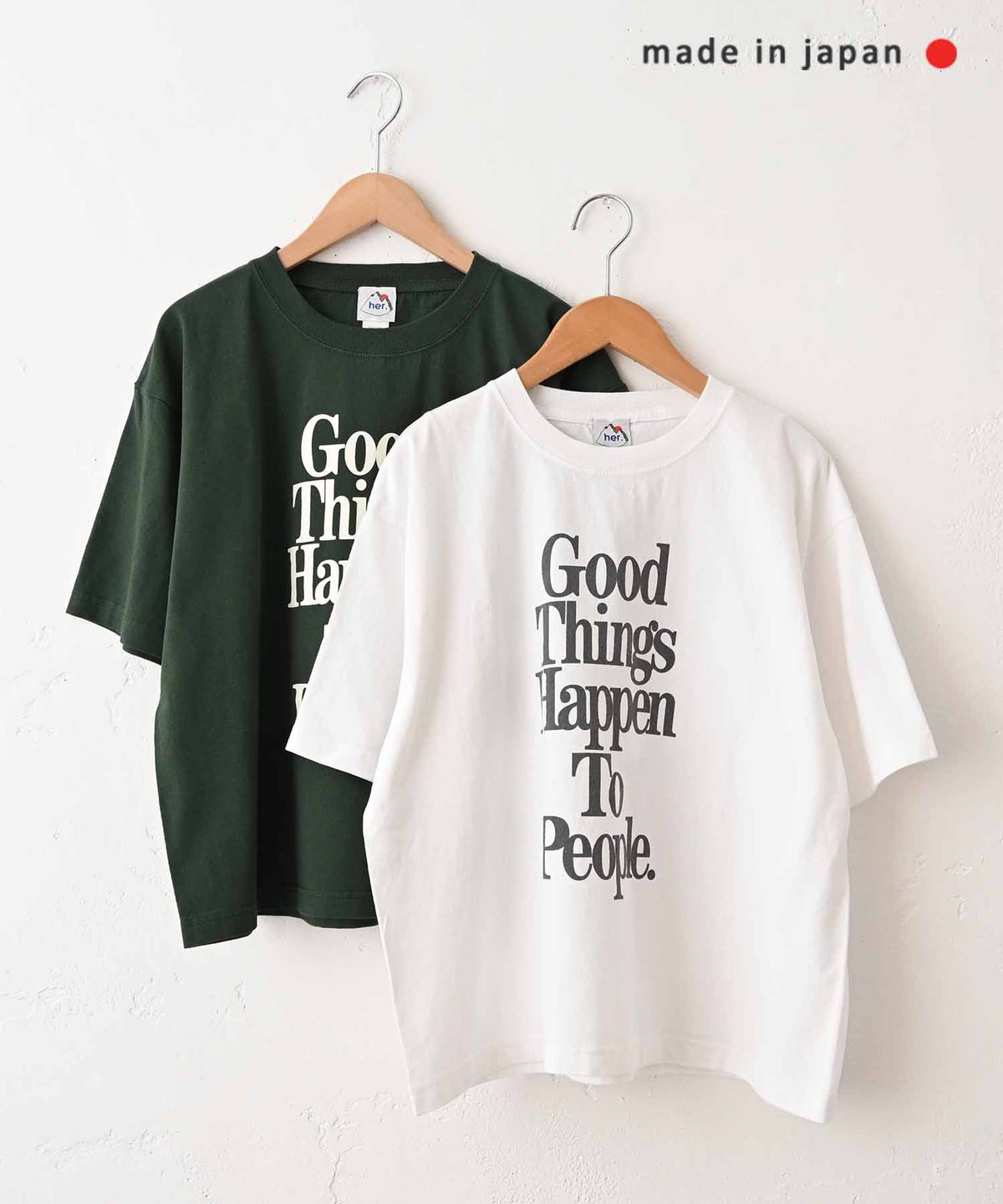 her.｜Good Things Relax Fit Tee [[Good Things Relax Fit Tee]][C]