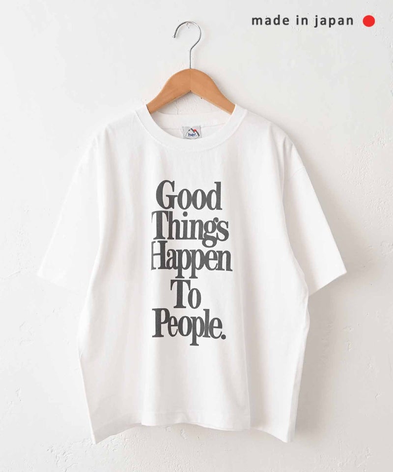 her.｜Good Things Relax Fit Tee [[Good Things Relax Fit Tee]][C]
